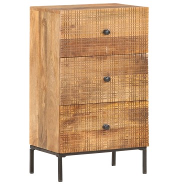 vidaXL Ντουλάπι 45x30x75cm από Μασίφ Ξύλο Μάνγκο 1 τεμ.