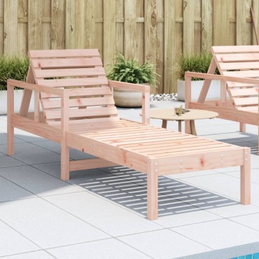 vidaXL Ξαπλώστρα 199,5x62x55cm από Μασίφ Ξύλο Ψευδοτσούγκας 1 τεμ.