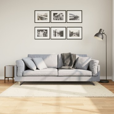 vidaXL Χαλί Shaggy PAMPLONA με Ψηλό Πέλος Μοντέρνο Κρεμ 120x170cm