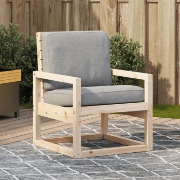 vidaXL Καρέκλα Κήπου 57,5x63x76cm από Μασίφ Ξύλο Πεύκου 1 τεμ.