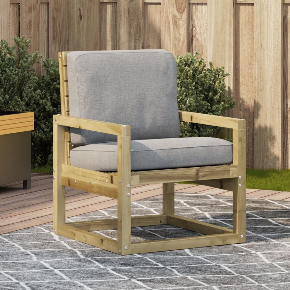 vidaXL Καρέκλα Κήπου 57,5x63x76cm από Εμποτισμένο Ξύλο Πεύκου 1 τεμ.