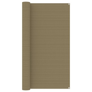 vidaXL Χαλί Σκηνής Taupe 200 x 200 εκ.