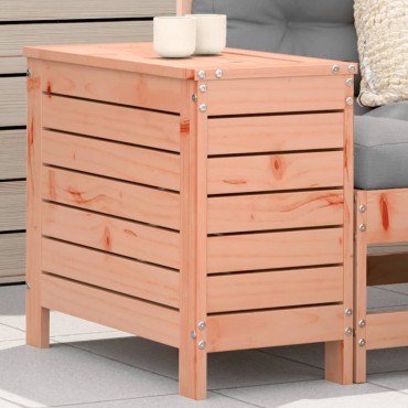 vidaXL Υποπόδιο Κήπου 62x31,5x52cm από Μασίφ Ξύλο Ψευδοτσούγκας 1 τεμ. Γωνιακός