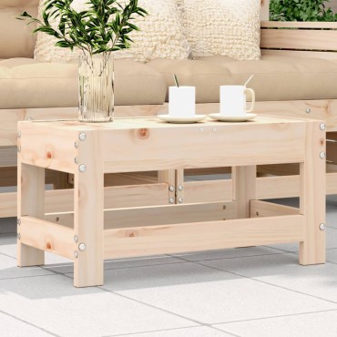 vidaXL Υποπόδιο Κήπου 62x30x32cm από Μασίφ Ξύλο Πεύκου 1 τεμ. Γωνιακός
