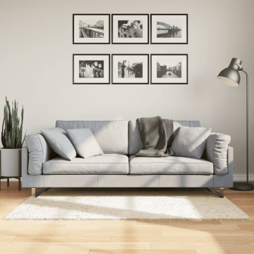 vidaXL Χαλί OVIEDO με Κοντό Πέλος Μπεζ 80x150cm