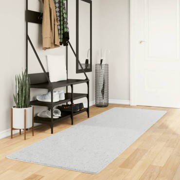 vidaXL Χαλί OVIEDO με Κοντό Πέλος Γκρι 80x250cm