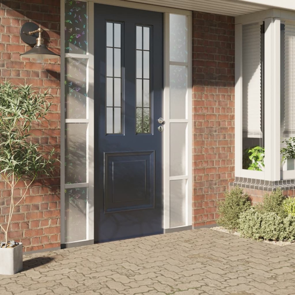 vidaXL Μεμβράνη Παραθύρου Αμμοβολή 3D Ουράνιο Τόξο 45x2000εκ. από PVC