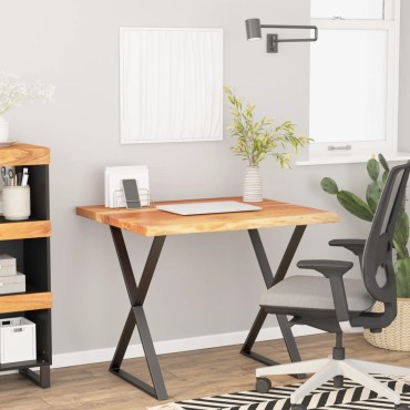 vidaXL Επιφάνεια Γραφείου Τετράγωνη 80x80x2,5cm Μασίφ Ξύλο Ακακίας