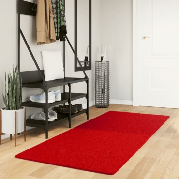 vidaXL Χαλί OVIEDO με Κοντό Πέλος Κόκκινο 80x200cm