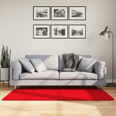 vidaXL Χαλί OVIEDO με Κοντό Πέλος Κόκκινο 80x150cm