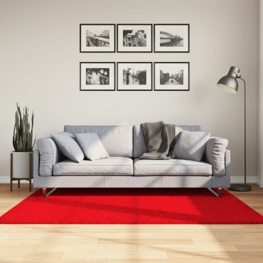 vidaXL Χαλί OVIEDO με Κοντό Πέλος Κόκκινο 120x170cm