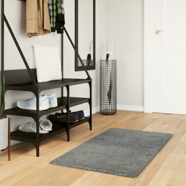 vidaXL Χαλί Shaggy PAMPLONA με Ψηλό Πέλος Μοντέρνο Πράσινο 60x110cm