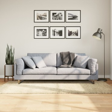vidaXL Χαλί Shaggy PAMPLONA με Ψηλό Πέλος Μοντέρνο Χρυσό 100x200cm