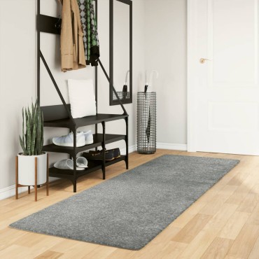 vidaXL Χαλί Shaggy PAMPLONA με Ψηλό Πέλος Μοντέρνο Πράσινο 80x250cm