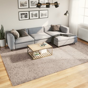 vidaXL Χαλί Shaggy PAMPLONA με Ψηλό Πέλος Μοντέρνο Μπεζ 240x340cm