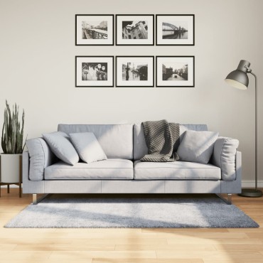 vidaXL Χαλί Shaggy PAMPLONA με Ψηλό Πέλος Μοντέρνο Μπλε 80x150cm