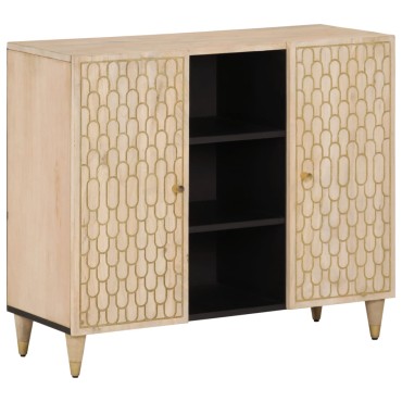 vidaXL Βοηθητικό Ντουλάπι 90x33x75cm από Μασίφ Ξύλο Μάνγκο 1 τεμ.