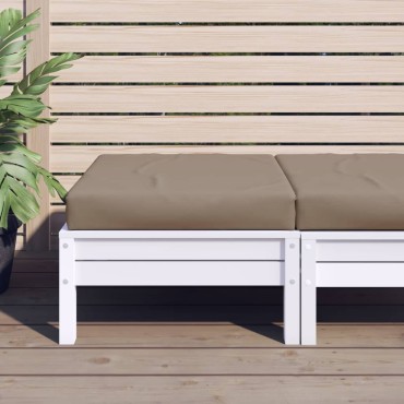 vidaXL Μαξιλάρια Παλέτας Taupe 60x60x9,5cm από Ύφασμα Oxford