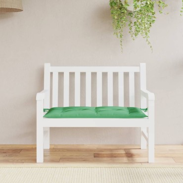vidaXL Μαξιλάρι Πάγκου Κήπου Πράσινο 110x50x7cm Ύφασμα Oxford