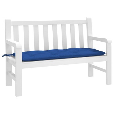 vidaXL Μαξιλάρι Πάγκου Κήπου Μπλε 120x50x7cm Ύφασμα Oxford