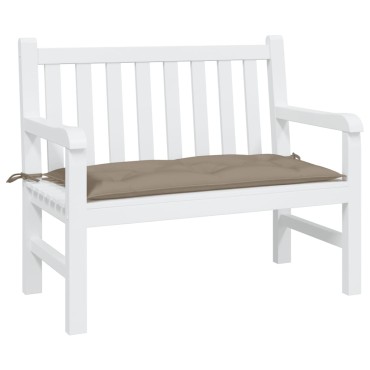 vidaXL Μαξιλάρι Πάγκου Κήπου Taupe 100x50x7cm Ύφασμα Oxford