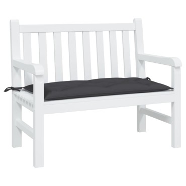 vidaXL Μαξιλάρι Πάγκου Κήπου Μαύρο 100x50x7cm Ύφασμα Oxford