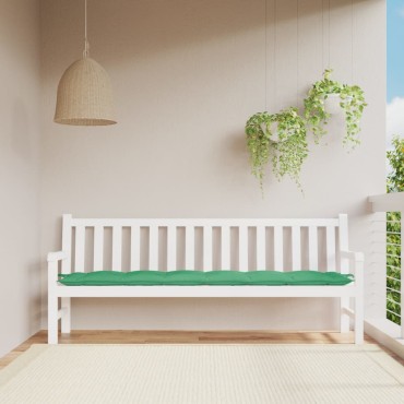 vidaXL Μαξιλάρι Πάγκου Κήπου Πράσινο 200x50x7cm Ύφασμα Oxford