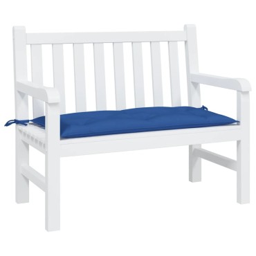vidaXL Μαξιλάρι Πάγκου Κήπου Μπλε 100x50x7cm Ύφασμα Oxford