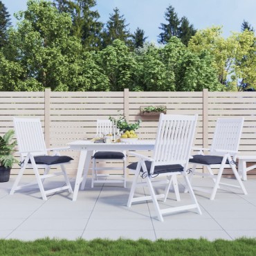 vidaXL Μαξιλάρια Καρέκλας 4 τεμ. Ναυτικό Μπλε 50x50x7cm Υφασμάτινα