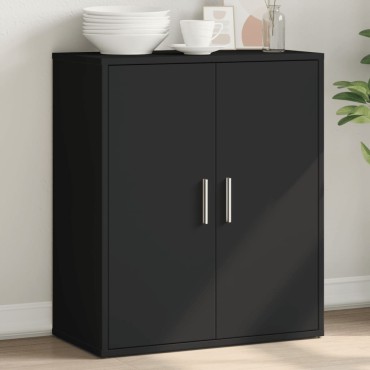 vidaXL Βοηθητικό Ντουλάπι Μαύρο 60x31x70cm από Επεξεργασμένο Ξύλο 1 τεμ.