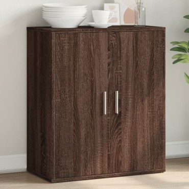 vidaXL Βοηθητικό Ντουλάπι Καφέ Δρυς 60x31x70cm από Επεξεργασμένο Ξύλο 1 τεμ.