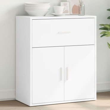 vidaXL Βοηθητικό Ντουλάπι Λευκό 60x31x70cm από Επεξεργασμένο Ξύλο 1 τεμ.