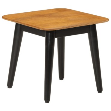 vidaXL Τραπεζάκι Σαλονιού 45x45x40cm Μασίφ Ξύλο Μάνγκο & Σίδηρος 1 τεμ.
