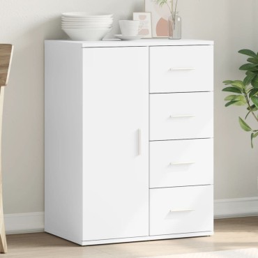 vidaXL Βοηθητικό Ντουλάπι Λευκό 59x39x80cm Επεξεργασμένο Ξύλο 1 τεμ.
