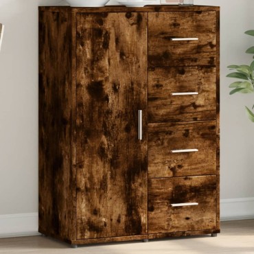 vidaXL Ντουλάπι Καπνιστή Δρυς 60x31x84cm από Επεξεργασμένο Ξύλο 1 τεμ.