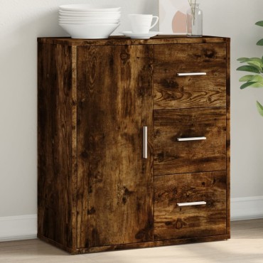 vidaXL Βοηθητικό Ντουλάπι Καπνιστή Δρυς 60x31x70cm Επεξεργασμένο Ξύλο 1 τεμ.