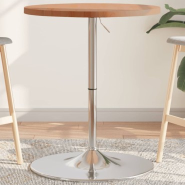 vidaXL Τραπέζι Μπαρ 60x90,5cm από Μασίφ Ξύλο Οξιάς 1 τεμ.