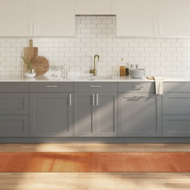 vidaXL Χαλί Ορθογώνιο Καφέ 60x500cm Μπαμπού