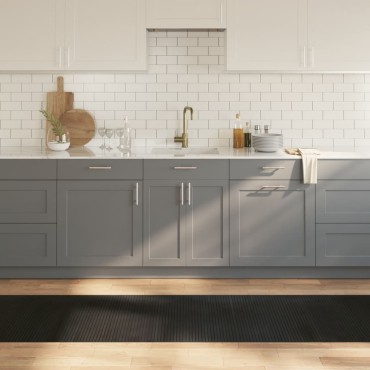 vidaXL Χαλί Ορθογώνιο Μαύρο 70x400cm Μπαμπού