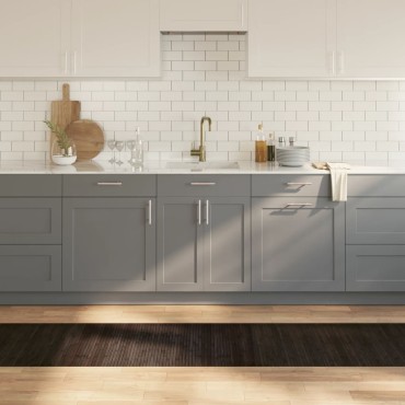 vidaXL Χαλί Ορθογώνιο Σκούρο Καφέ 60x500cm Μπαμπού