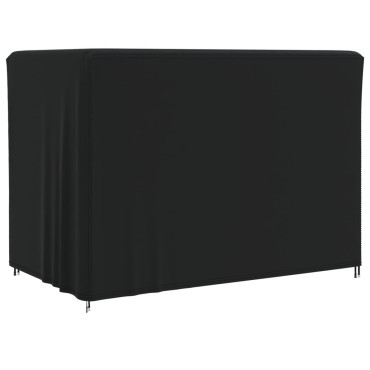vidaXL Κάλυμμα Κούνιας Κήπου Μαύρο 220x150x150cm 420D Oxford 1 τεμ.