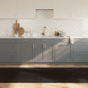 vidaXL Χαλί Ορθογώνιο Σκούρο Καφέ 100x400cm Μπαμπού