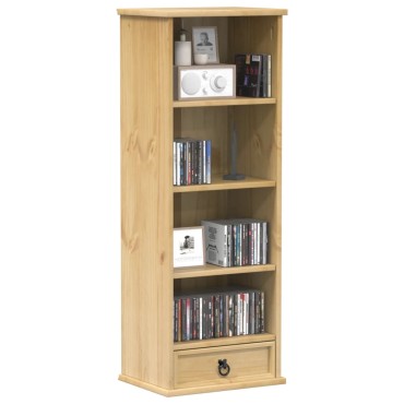 vidaXL Έπιπλο για CD Corona 40x30x110cm από Μασίφ Ξύλο Πεύκου