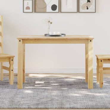 vidaXL Τραπεζαρία Panama 117x60x75cm από Μασίφ Ξύλο Πεύκου 1 τεμ.