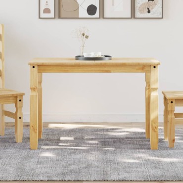 vidaXL Τραπεζαρία Corona 112x60x75cm από Μασίφ Ξύλο Πεύκου 1 τεμ.