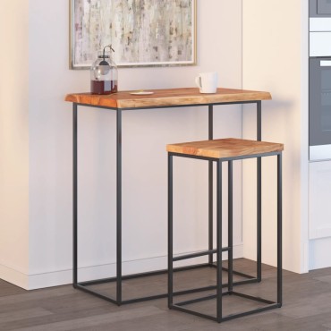 vidaXL Επιφάνεια Τραπεζιού Ορθογώνια 90x40x2,5cm Μασίφ Ξύλο Ακακίας 1 τεμ.