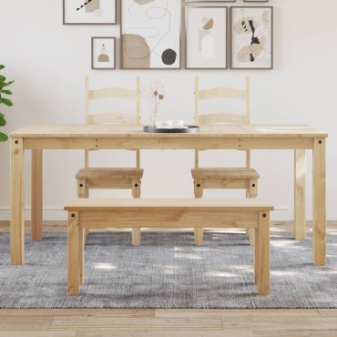 vidaXL Τραπεζαρία Panama 180x90x75cm από Μασίφ Ξύλο Πεύκου 1 τεμ.