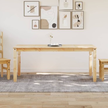 vidaXL Τραπεζαρία Corona 180x90x75cm από Μασίφ Ξύλο Πεύκου 1 τεμ.