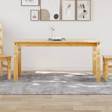 vidaXL Τραπεζαρία Corona 160x80x75cm από Μασίφ Ξύλο Πεύκου 1 τεμ.