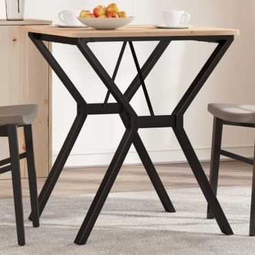 vidaXL Πόδια Τραπεζαρίας σε Σχήμα «Y» 60x60x73cm Ατσάλι 1 τεμ.